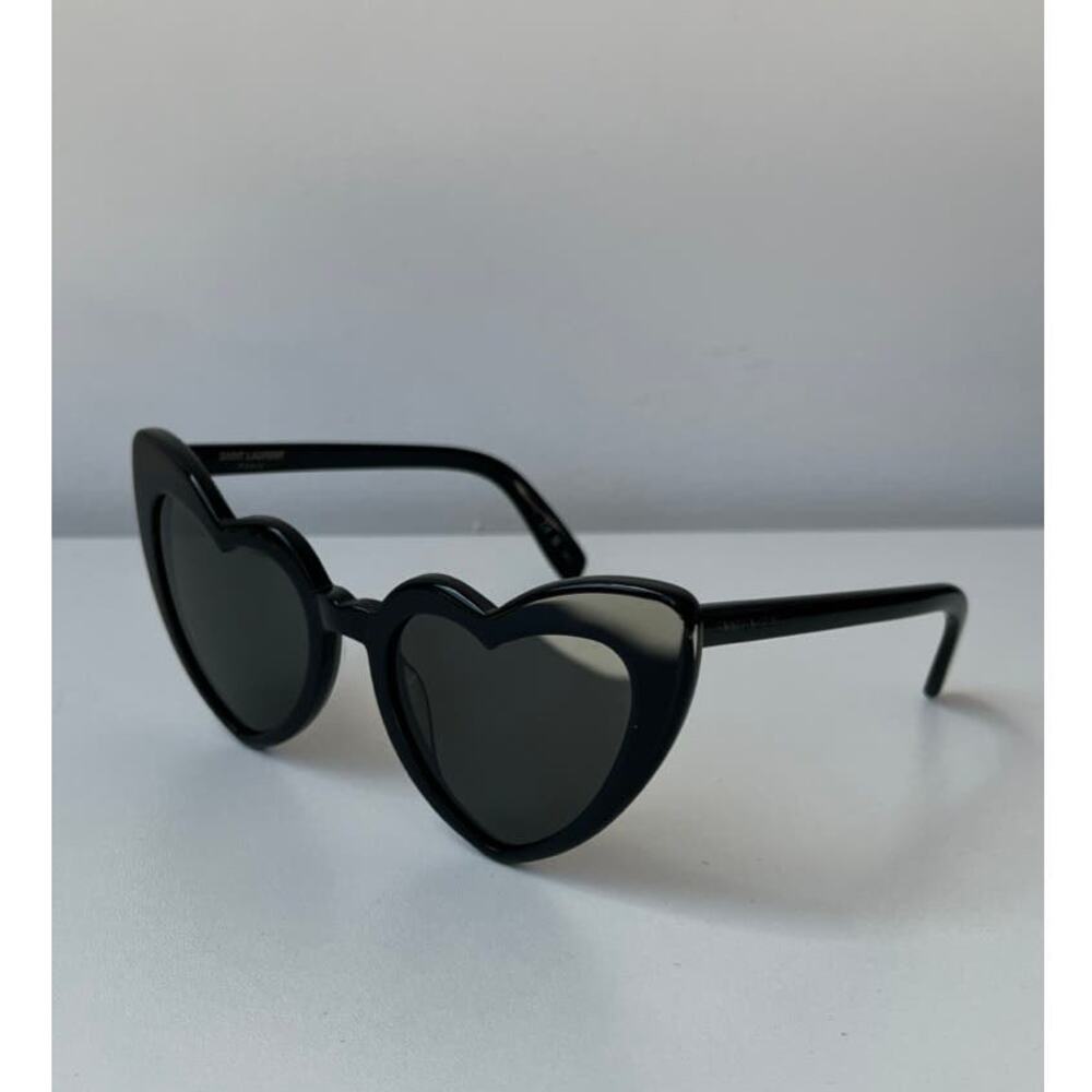 NEW Saint Laurent SL181 Black Heart LouLou Sunglasses - Picture 2 of 7